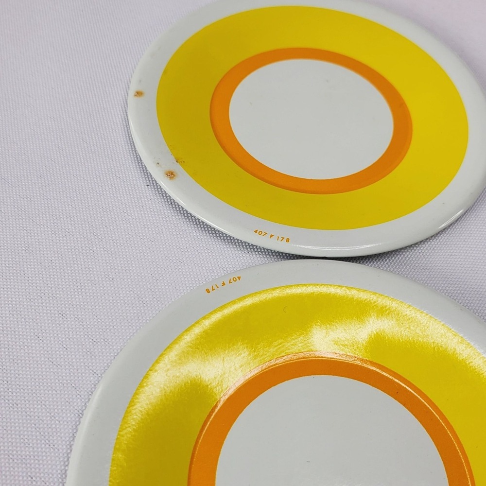 VTG Holly Hobbie Friends 70s Litho Metal Play Tea Set Plates Pretend Doll Lot 12 - Picture 10 of 16